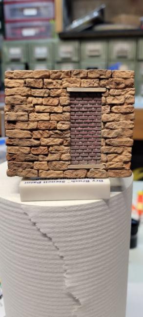 SW Water Tank brick with mortar